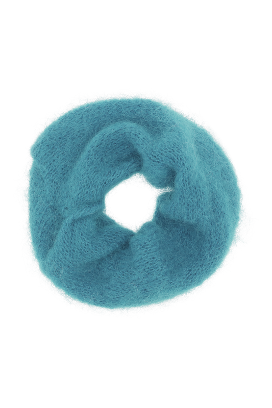 Tullah Knit Scrunchie Turquoise
