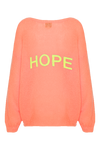 Silja Back Letters Salmon W/ Lime Green Letters (HOPE)
