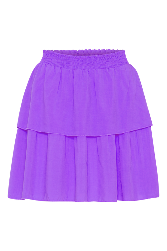 Sally Short Skirt Solid Lilac