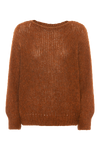 Amira Knit Pullover Rust