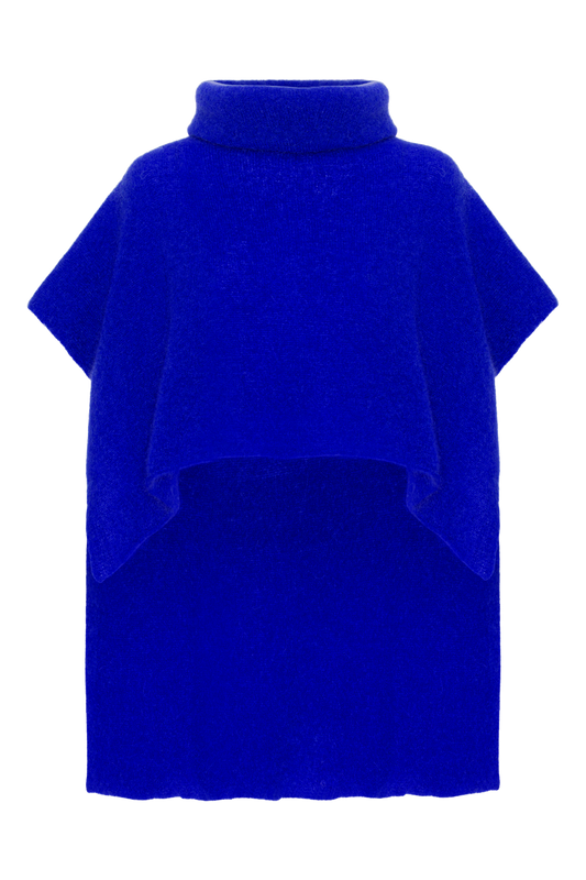 Bella Poncho Electric Blue