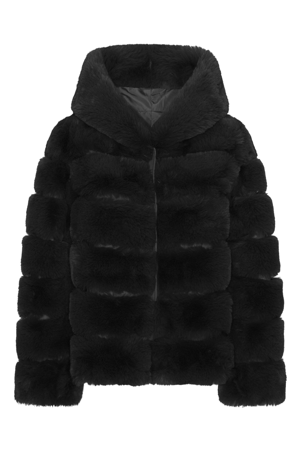 Blake Short Faux Fur Jacket Black | Americandreams