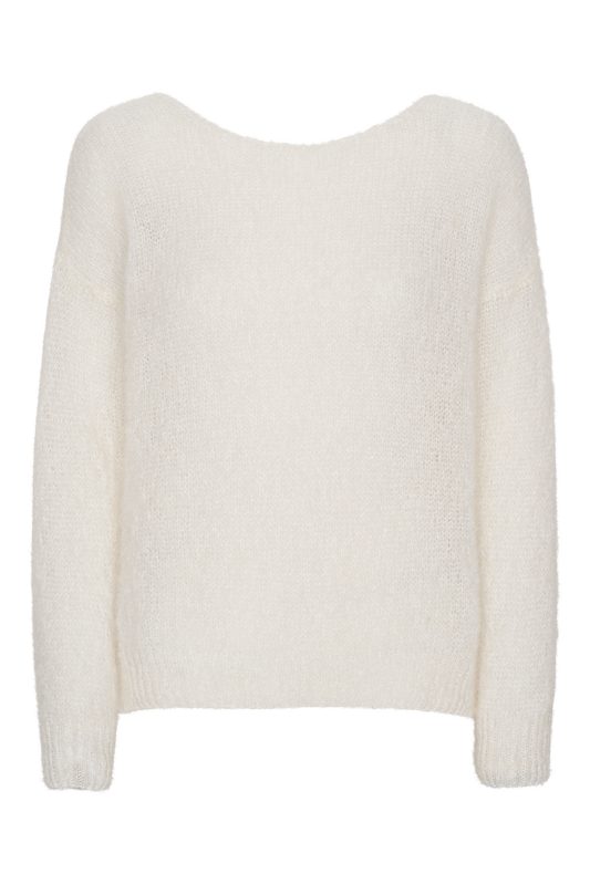 Carly Pullover White