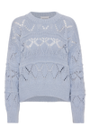 Cassie Cotton Pullover Light Blue