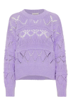 Cassie Cotton Pullover Lilac