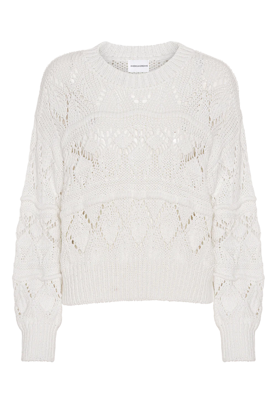 Cassie Cotton Pullover White