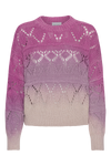 Cassie Cotton Pullover Lilac Ombre