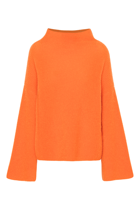 Felicia Oversized Knit Burnt Orange