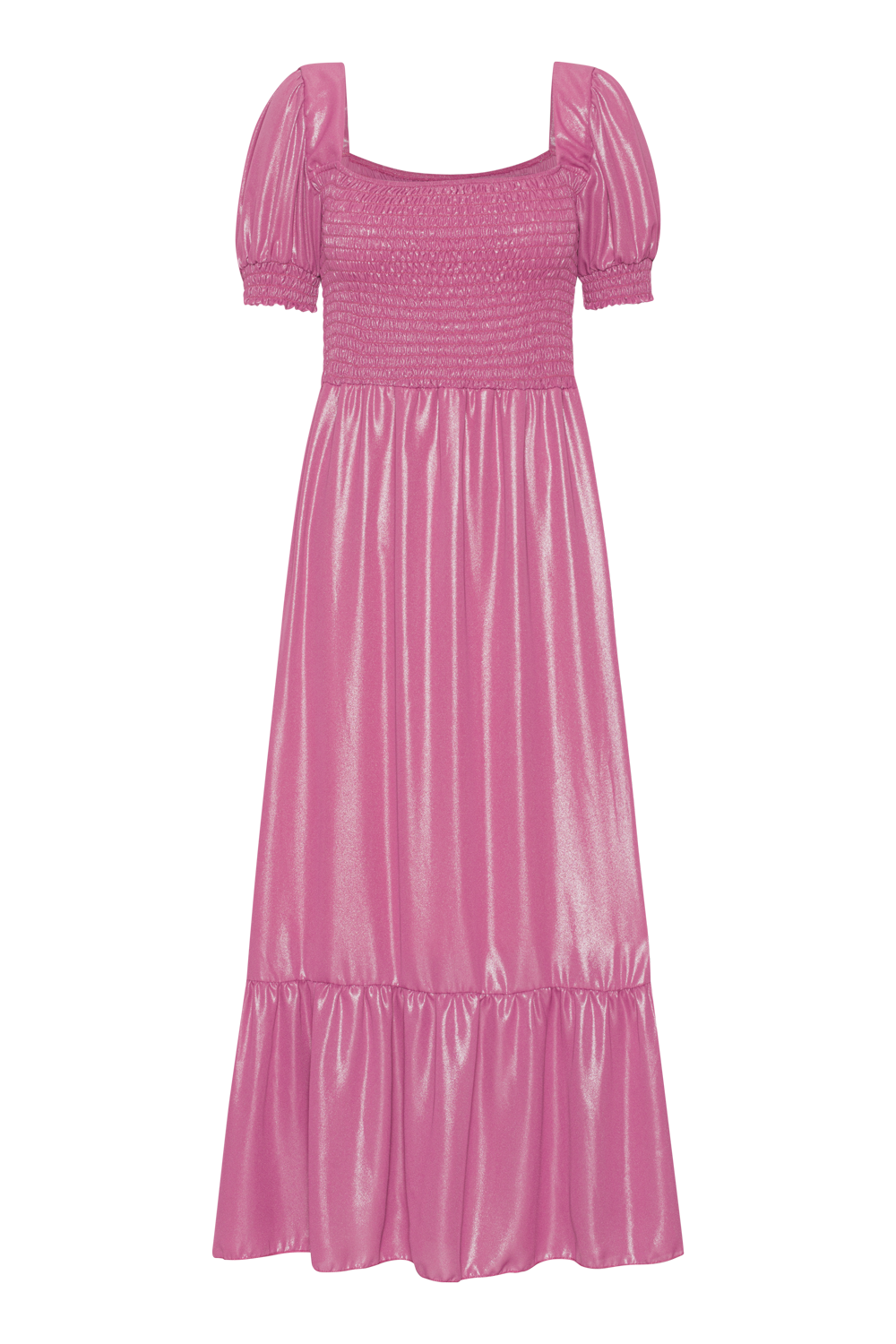 Jade Shimmer Long Dress Pink - Sample