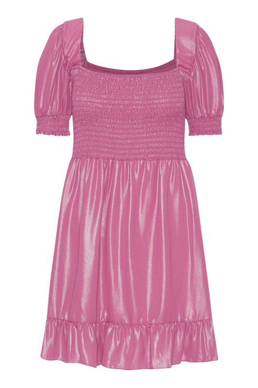 Jade Shimmer Short Dress Pink - Sample