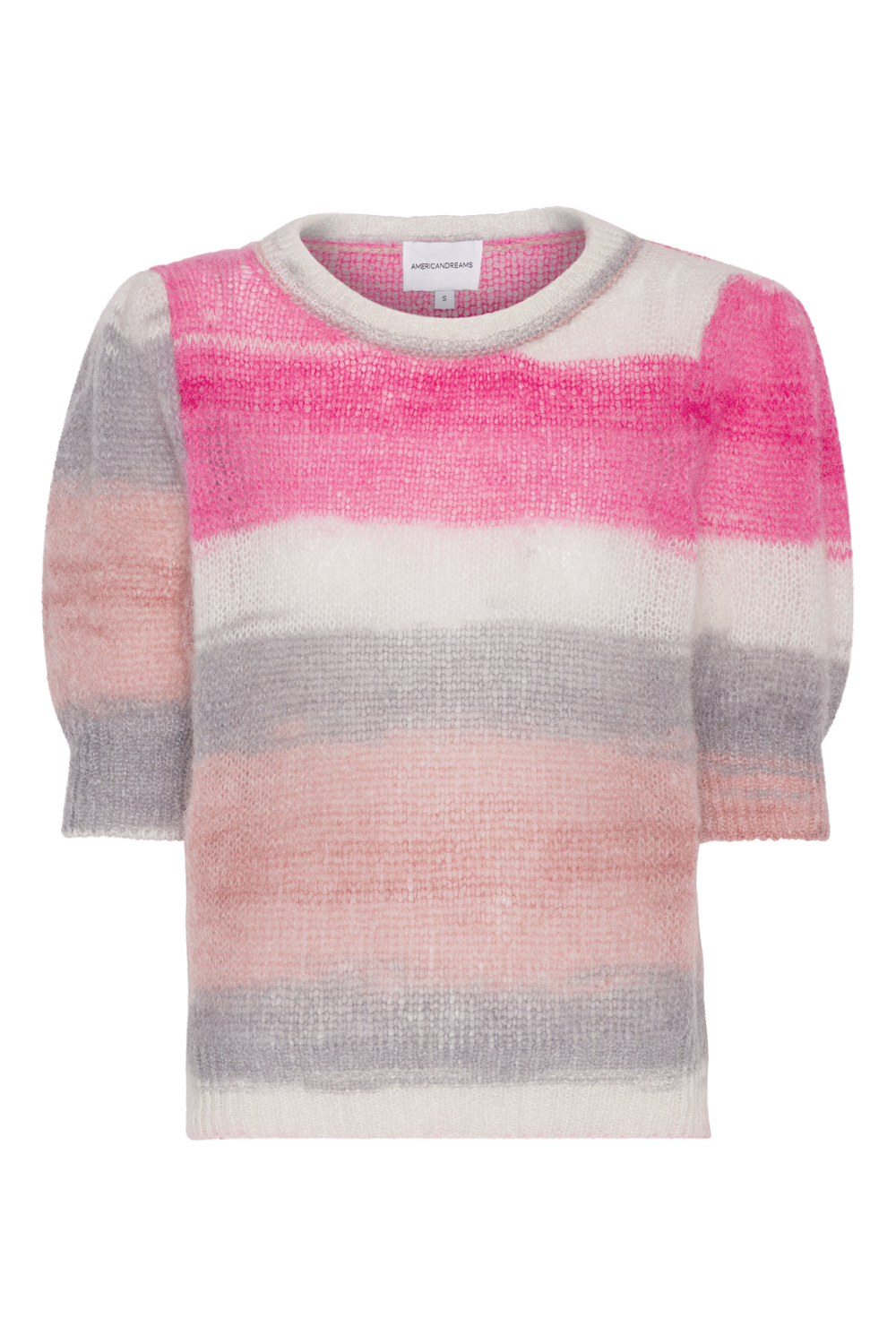 Kenza Short Sleeve Knit Pullover Pink Dream