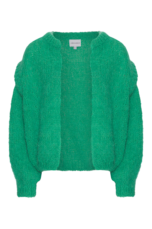 Molly Alpaca Cardigan Emerald Green - Sample
