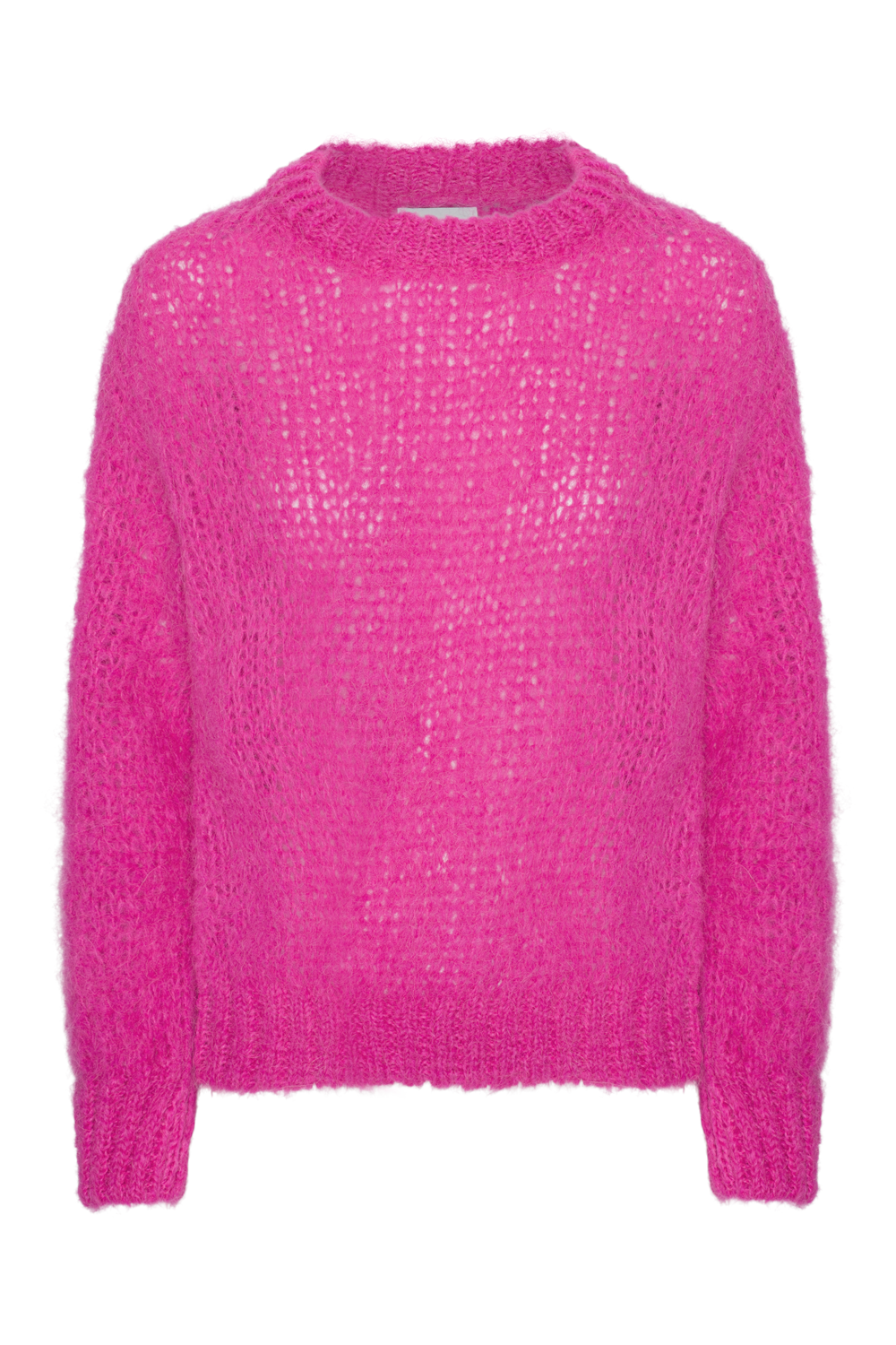 Leonnie Alpaca Pullover Neon Pink