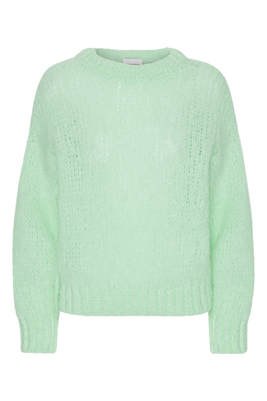 Leonnie Alpaca Pullover Mint Green