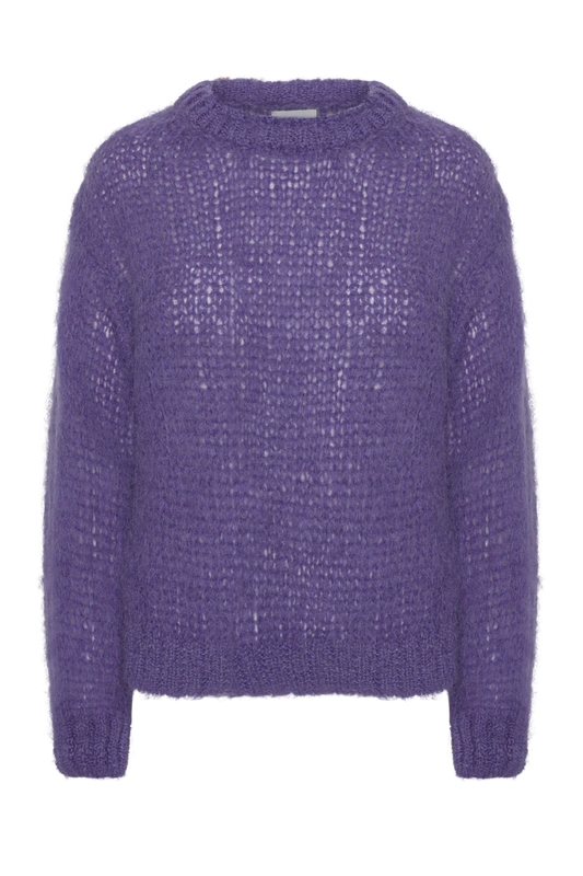 Leonnie Alpaca Pullover Violet