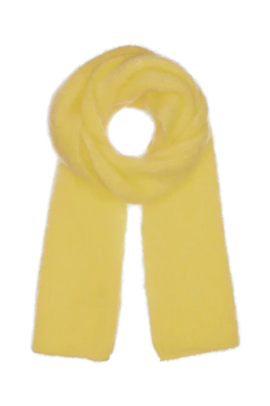 Lisa Mohair Scarf Yellow