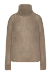 Livia LS Roll Neck Pullover Brown