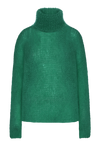 Livia LS Roll Neck Pullover Jade Green