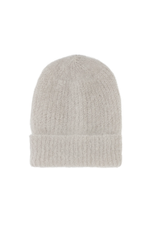 Mila Mohair Beanie Beige