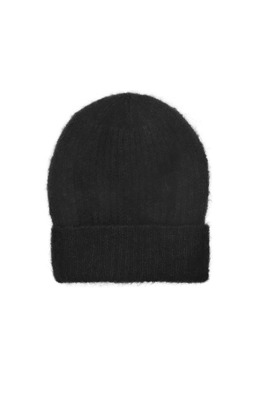 Mila Mohair Beanie Black