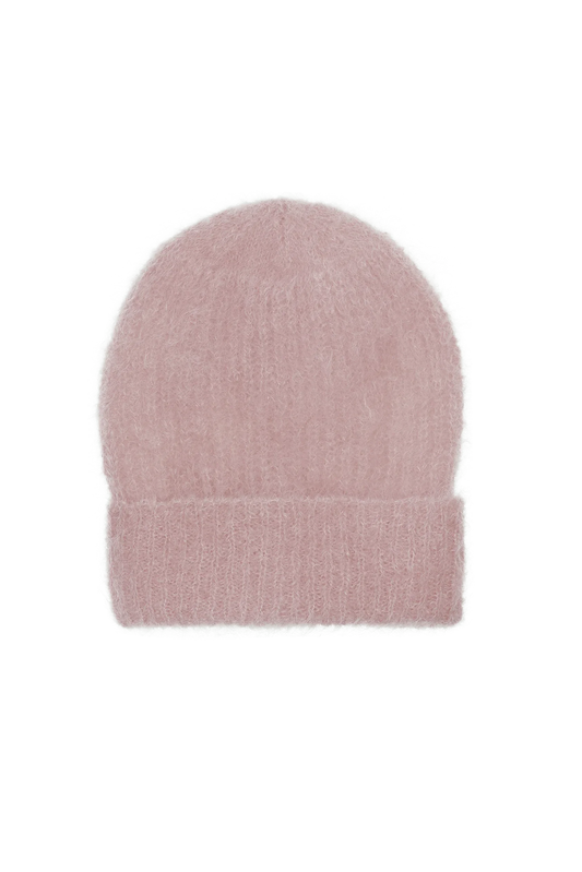 Mila Mohair Beanie Light Pink