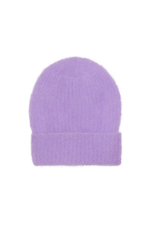 Mila Mohair Beanie Lilac