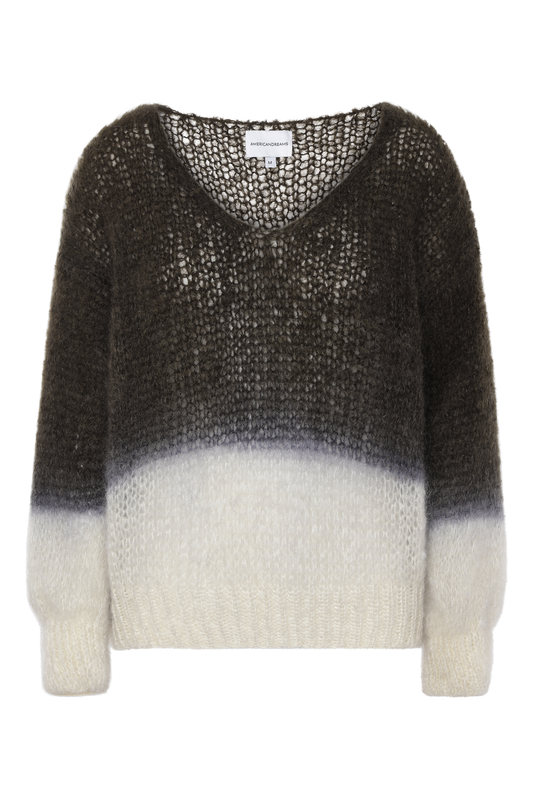 Milana Knit 2-Colored Black/White