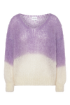 Milana Knit 2-Colored Lilac/White