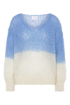 Milana Knit 2-Colored Sky Blue/White