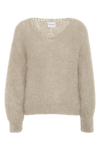 Milana LS Mohair Knit Beige