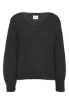 Milana LS Mohair Knit Black