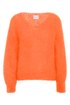 Milana LS Mohair Knit Burnt Orange