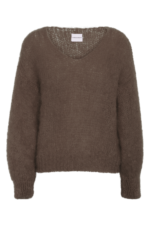 Milana LS Mohair Knit Cocoa