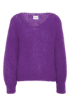 Milana LS Mohair Knit Deep Purple