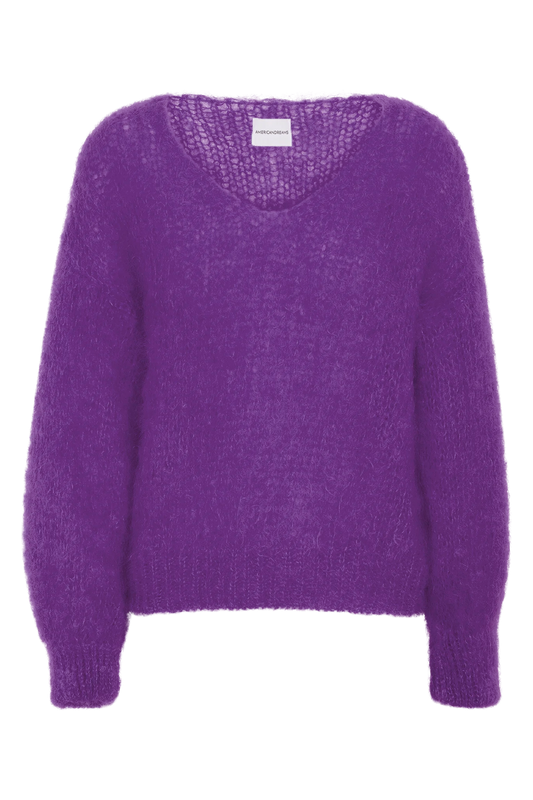 Milana LS Mohair Knit Deep Purple
