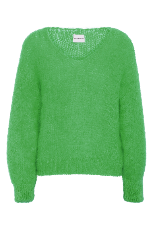 Milana LS Mohair Knit Emerald Green