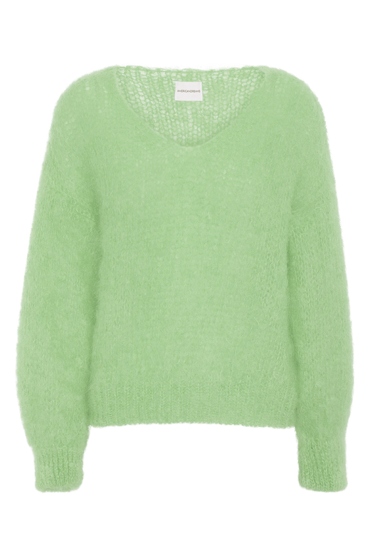 Milana LS Mohair Knit Light Green
