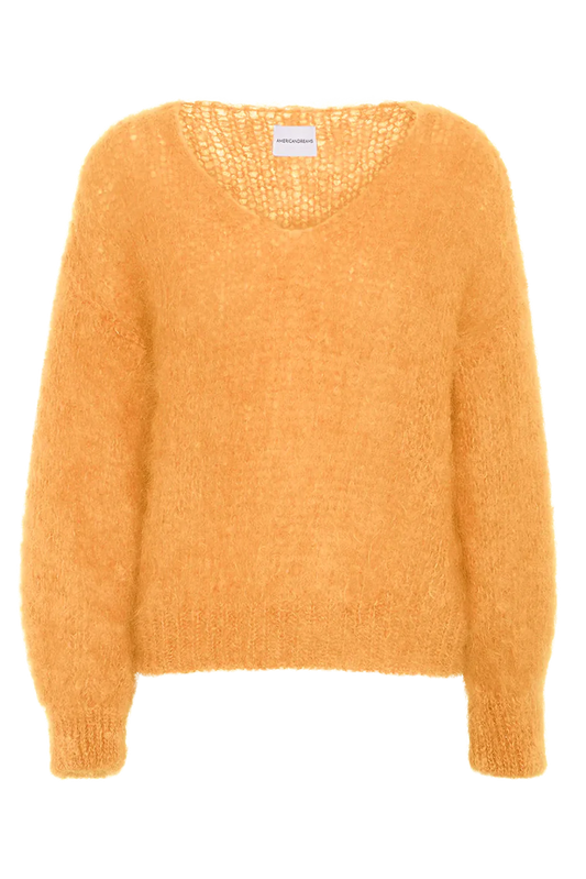 Milana LS Mohair Knit Light Orange