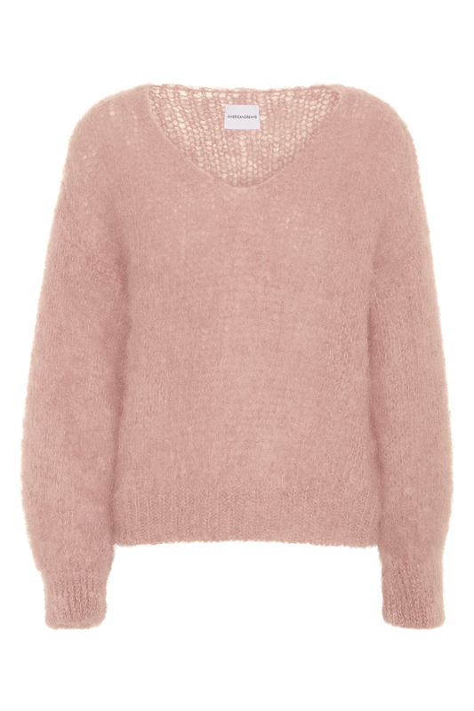 Milana LS Mohair Knit Light Pink