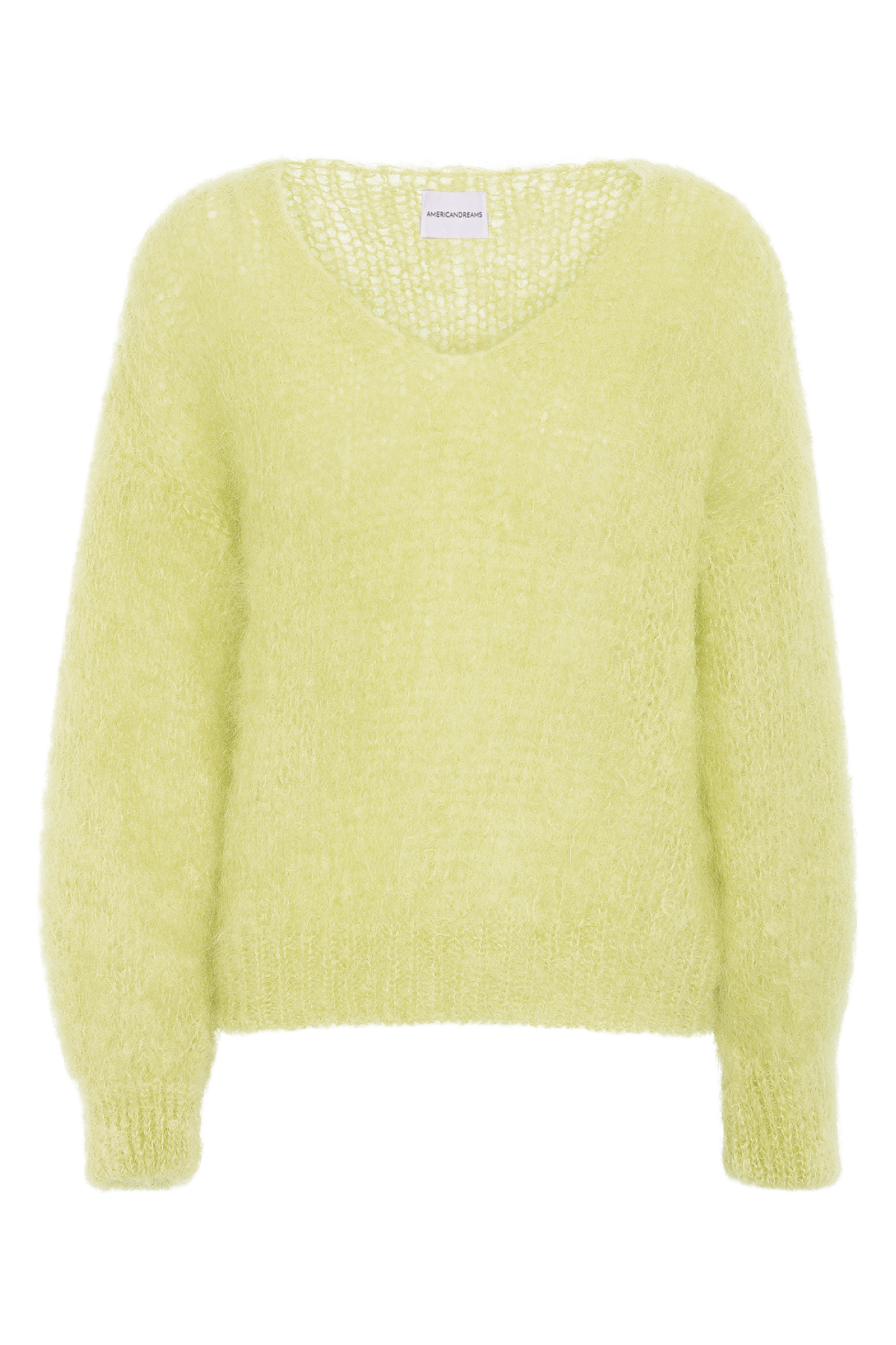 Milana LS Mohair Knit Light Yellow