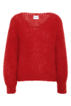 Milana LS Mohair Knit Lipstick Red