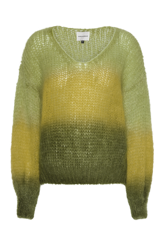 Milana LS Mohair Knit Ombre Green