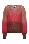 Milana LS Mohair Knit Ombre Red