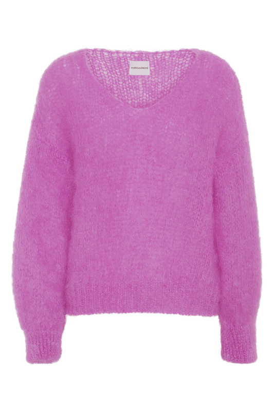 Milana LS Mohair Knit Pearly Purple