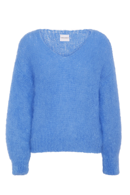 Milana LS Mohair Knit Sky Blue