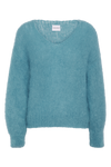 Milana LS Mohair Knit Turquoise