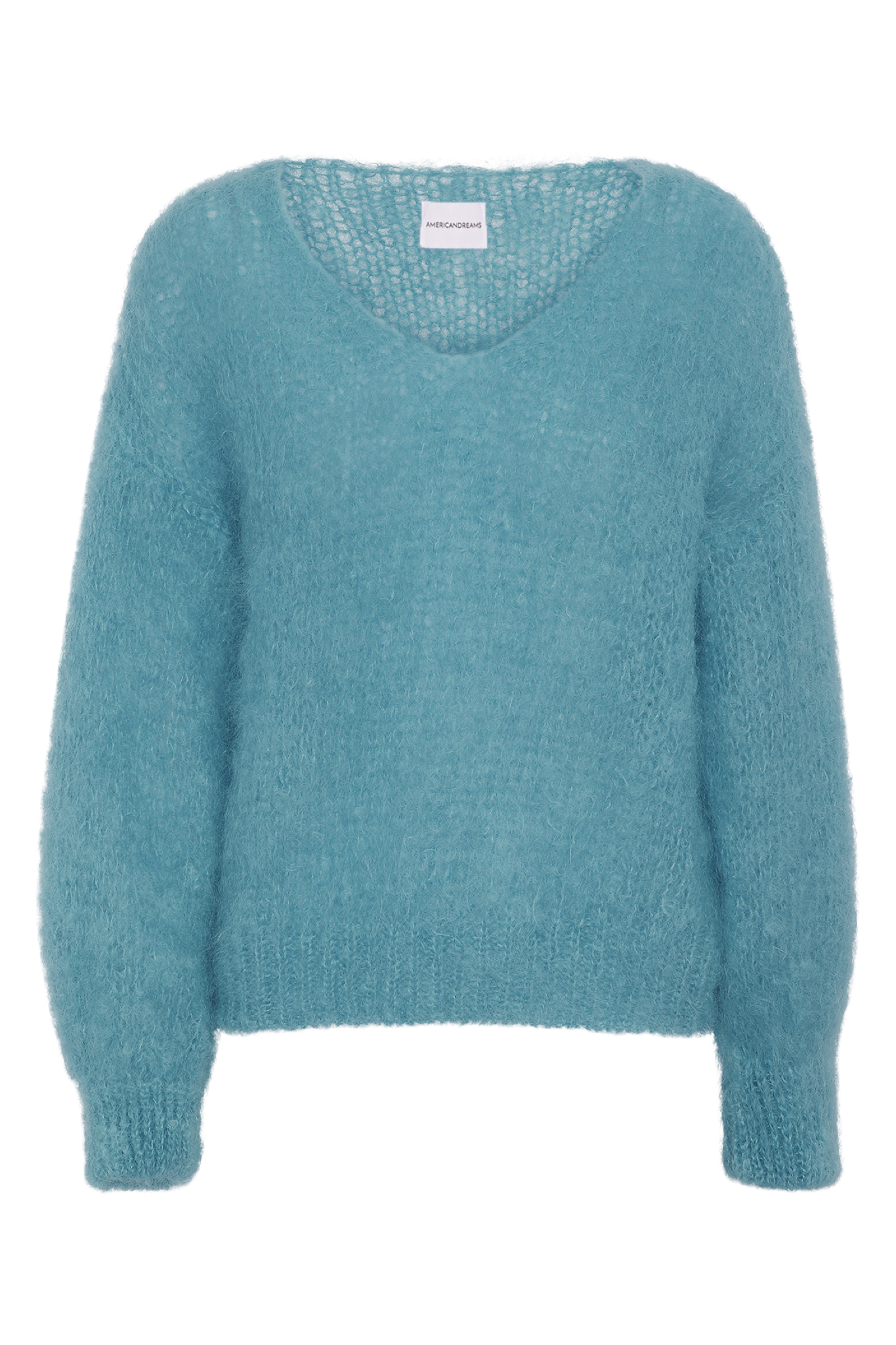 Milana LS Mohair Knit Turquoise