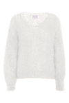Milana LS Mohair Knit White