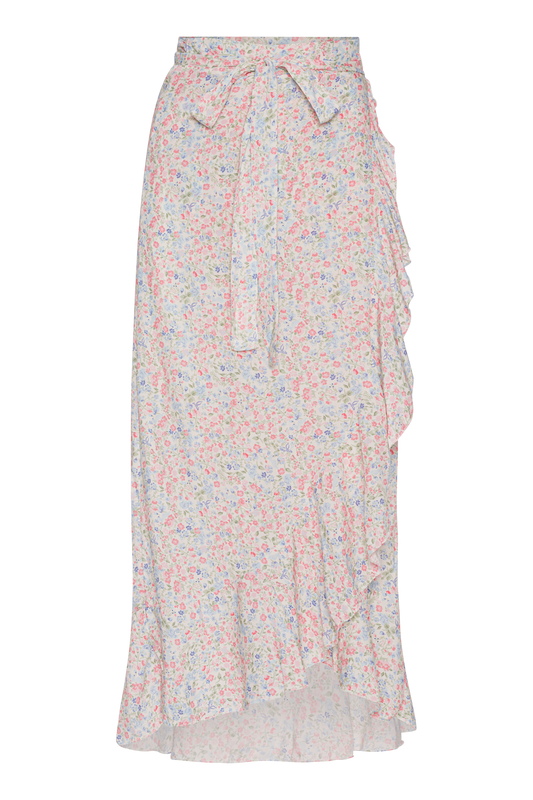 Milly Wrap Skirt Long Multiflower