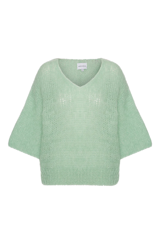 Miranda Shortsleeve Pullover Mint Green